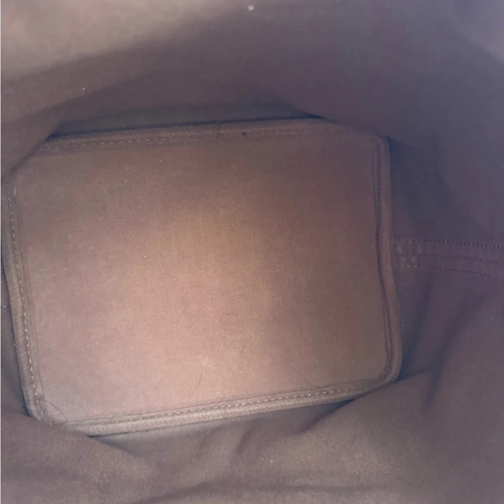 Louis Vuitton Petit Noe Monogram Brown Bag with certificate of authenticuty